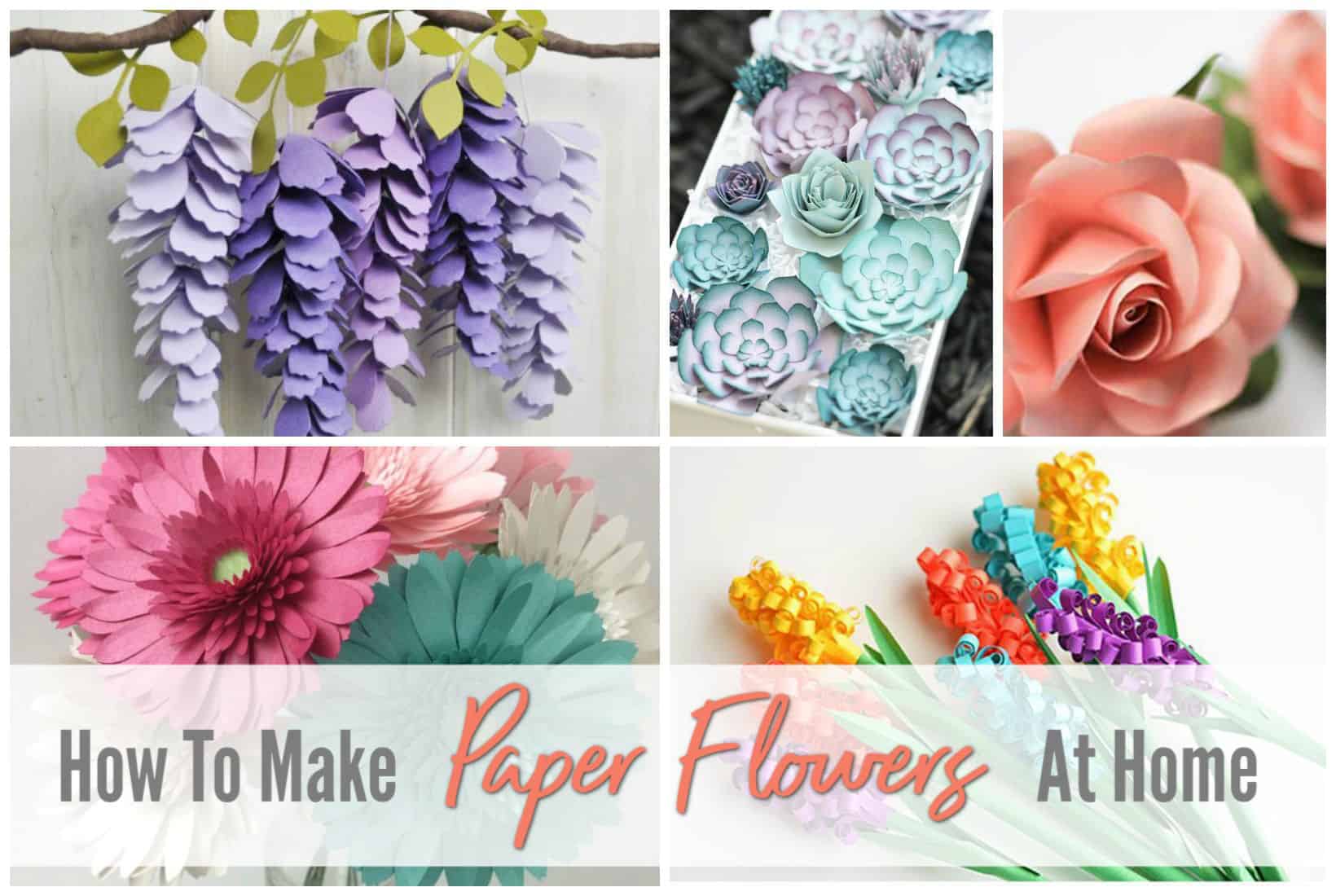 How To Make Paper Flowers At Home - See Mama Go